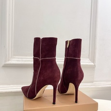 Gianvito Rossi|吉安维托·罗西 26𝐬𝐬2026秋冬新品 GR复古拼接尖头高跟短靴 火爆 Gianvito Rossi|吉安维托·罗西 26𝐬𝐬2026秋冬新品 GR复古拼接尖头高跟短靴 火爆