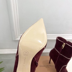 Gianvito Rossi|吉安维托·罗西 26𝐬𝐬2026秋冬新品 GR复古拼接尖头高跟短靴 火爆 Gianvito Rossi|吉安维托·罗西 26𝐬𝐬2026秋冬新品 GR复古拼接尖头高跟短靴 火爆