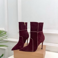 Gianvito Rossi|吉安维托·罗西 26𝐬𝐬2026秋冬新品 GR复古拼接尖头高跟短靴 火爆 Gianvito Rossi|吉安维托·罗西 26𝐬𝐬2026秋冬新品 GR复古拼接尖头高跟短靴 火爆