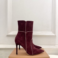 Gianvito Rossi|吉安维托·罗西 26𝐬𝐬2026秋冬新品 GR复古拼接尖头高跟短靴 火爆 Gianvito Rossi|吉安维托·罗西 26𝐬𝐬2026秋冬新品 GR复古拼接尖头高跟短靴 火爆