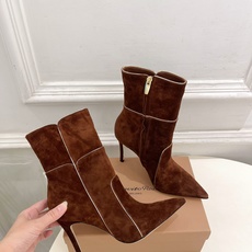 Gianvito Rossi|吉安维托·罗西 26𝐬𝐬2026秋冬新品 GR复古拼接尖头高跟短靴 火爆 Gianvito Rossi|吉安维托·罗西 26𝐬𝐬2026秋冬新品 GR复古拼接尖头高跟短靴 火爆