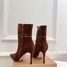 Gianvito Rossi|吉安维托·罗西 26𝐬𝐬2026秋冬新品 GR复古拼接尖头高跟短靴 火爆 Gianvito Rossi|吉安维托·罗西 26𝐬𝐬2026秋冬新品 GR复古拼接尖头高跟短靴 火爆