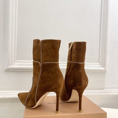 Gianvito Rossi|吉安维托·罗西 26𝐬𝐬2026秋冬新品 GR复古拼接尖头高跟短靴 火爆 Gianvito Rossi|吉安维托·罗西 26𝐬𝐬2026秋冬新品 GR复古拼接尖头高跟短靴 火爆
