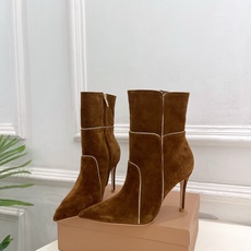 Gianvito Rossi|吉安维托·罗西 26𝐬𝐬2026秋冬新品 GR复古拼接尖头高跟短靴 火爆 Gianvito Rossi|吉安维托·罗西 26𝐬𝐬2026秋冬新品 GR复古拼接尖头高跟短靴 火爆