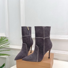 Gianvito Rossi|吉安维托·罗西 26𝐬𝐬2026秋冬新品 GR复古拼接尖头高跟短靴 火爆 Gianvito Rossi|吉安维托·罗西 26𝐬𝐬2026秋冬新品 GR复古拼接尖头高跟短靴 火爆