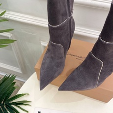 Gianvito Rossi|吉安维托·罗西 26𝐬𝐬2026秋冬新品 GR复古拼接尖头高跟短靴 火爆 Gianvito Rossi|吉安维托·罗西 26𝐬𝐬2026秋冬新品 GR复古拼接尖头高跟短靴 火爆
