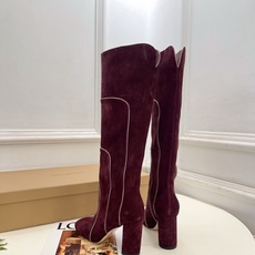 Gianvito Rossi|吉安维托·罗西 26𝐬𝐬2026秋冬新品 GR复古拼接圆头粗跟长筒靴 火 Gianvito Rossi|吉安维托·罗西 26𝐬𝐬2026秋冬新品 GR复古拼接圆头粗跟长筒靴 火