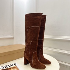 Gianvito Rossi|吉安维托·罗西 26𝐬𝐬2026秋冬新品 GR复古拼接圆头粗跟长筒靴 火 Gianvito Rossi|吉安维托·罗西 26𝐬𝐬2026秋冬新品 GR复古拼接圆头粗跟长筒靴 火