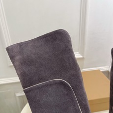 Gianvito Rossi|吉安维托·罗西 26𝐬𝐬2026秋冬新品 GR复古拼接圆头粗跟长筒靴 火 Gianvito Rossi|吉安维托·罗西 26𝐬𝐬2026秋冬新品 GR复古拼接圆头粗跟长筒靴 火