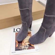 Gianvito Rossi|吉安维托·罗西 26𝐬𝐬2026秋冬新品 GR复古拼接圆头粗跟长筒靴 火 Gianvito Rossi|吉安维托·罗西 26𝐬𝐬2026秋冬新品 GR复古拼接圆头粗跟长筒靴 火