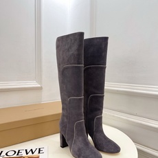 Gianvito Rossi|吉安维托·罗西 26𝐬𝐬2026秋冬新品 GR复古拼接圆头粗跟长筒靴 火 Gianvito Rossi|吉安维托·罗西 26𝐬𝐬2026秋冬新品 GR复古拼接圆头粗跟长筒靴 火