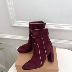 Gianvito Rossi|吉安维托·罗西 26𝐬𝐬2026秋冬新品 GR复古拼接圆头粗跟短靴 火爆 Gianvito Rossi|吉安维托·罗西 26𝐬𝐬2026秋冬新品 GR复古拼接圆头粗跟短靴 火爆