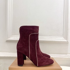 Gianvito Rossi|吉安维托·罗西 26𝐬𝐬2026秋冬新品 GR复古拼接圆头粗跟短靴 火爆 Gianvito Rossi|吉安维托·罗西 26𝐬𝐬2026秋冬新品 GR复古拼接圆头粗跟短靴 火爆