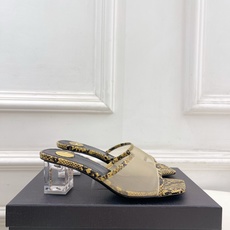 SAIN*LAURENT 圣罗兰 26𝐬𝐬2026春夏新品YSL透明跟网纱方头粗跟拖鞋 上新☑️——— SAIN*LAURENT 圣罗兰 26𝐬𝐬2026春夏新品YSL透明跟网纱方头粗跟拖鞋 上新☑️———