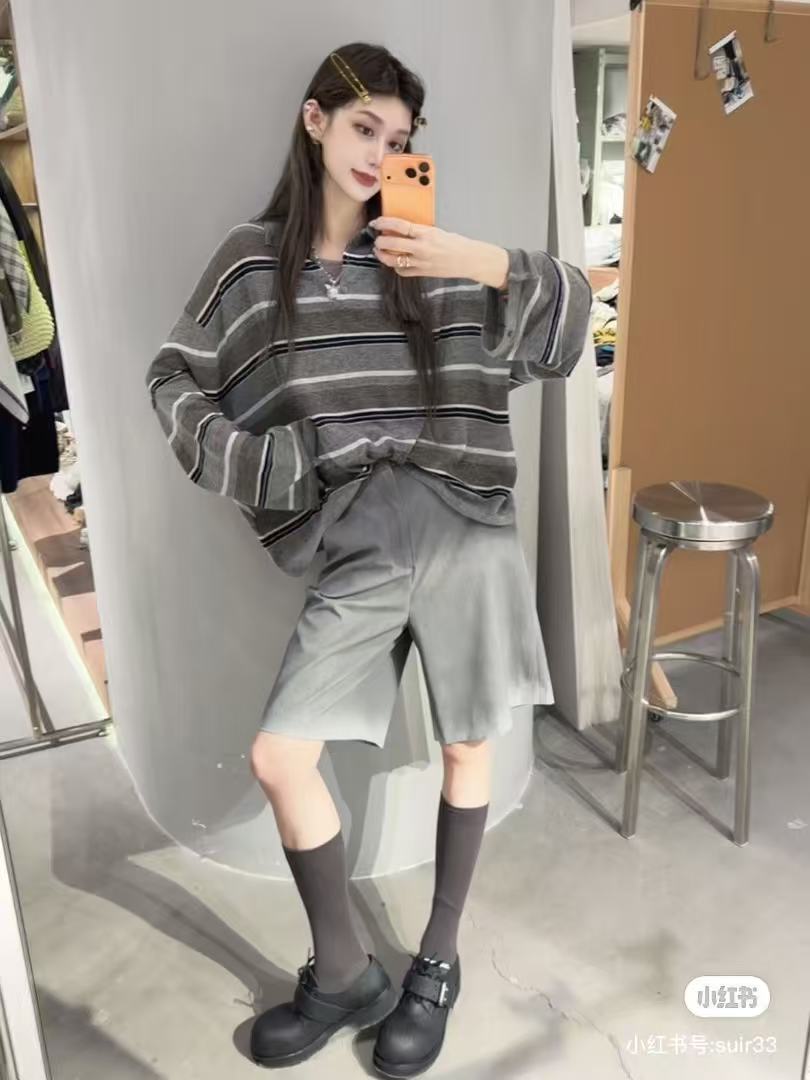 NO:922409,On-foot matching demonstration, loafers, loafers19860909上脚搭配示范,乐福鞋,loafers,Women's Shoes