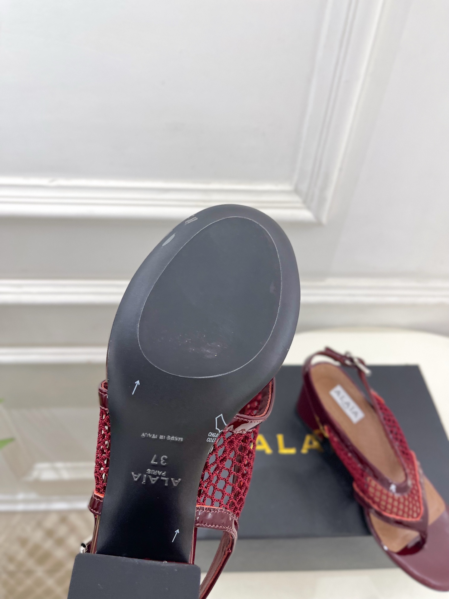 ALAÏA 阿莱亚26𝐬𝐬 2026春夏新品 秀场同款经典渔网粗跟夹脚凉鞋 ————————— Alaïa作为这两年 ALAÏA 阿莱亚26𝐬𝐬 2026春夏新品 秀场同款经典渔网粗跟夹脚凉鞋 ————————— Alaïa作为这两年