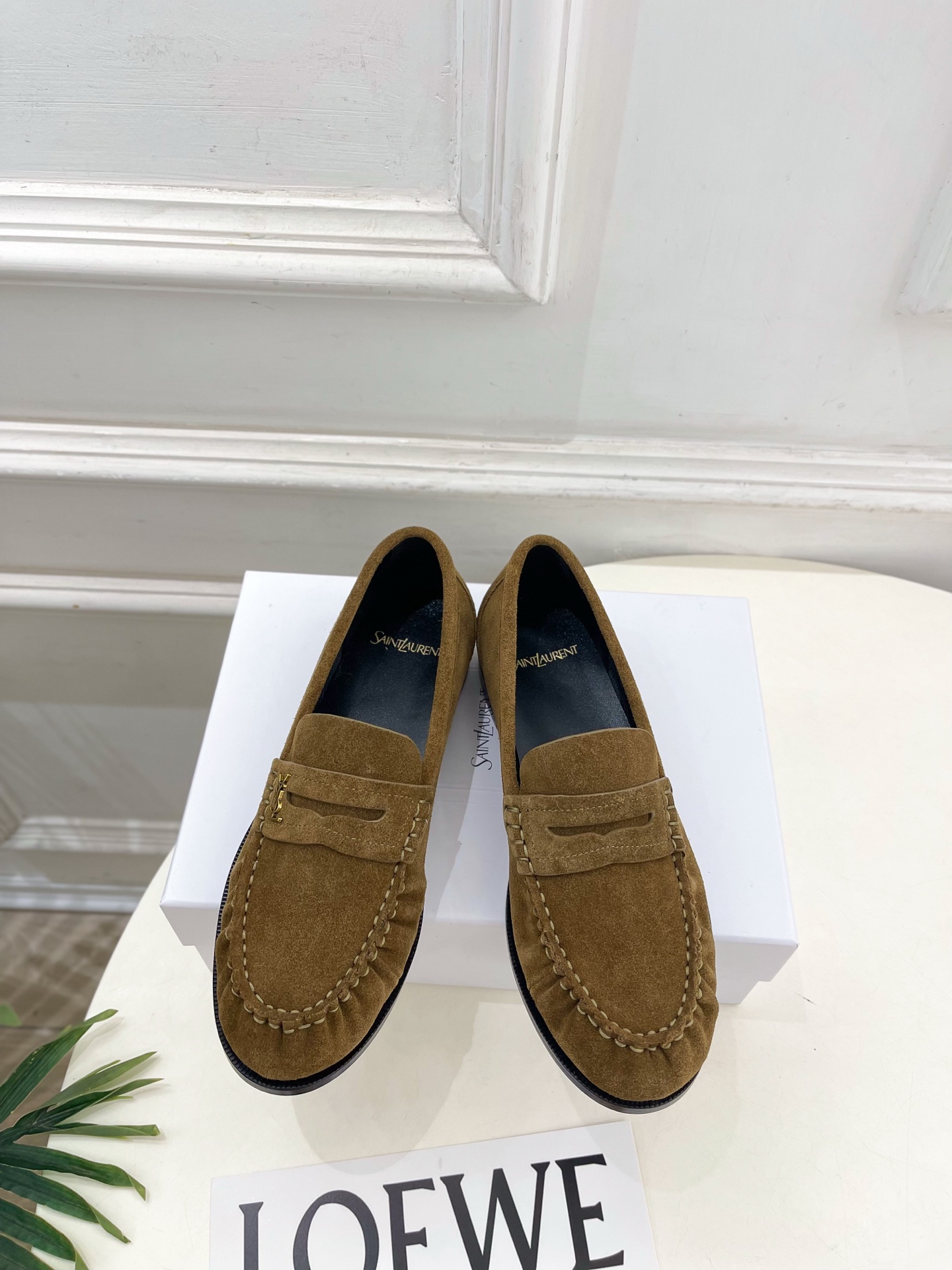 SAIN*LAURENT  圣罗兰  26𝐬𝐬  ☘️2026春夏新品YSL褶皱情侣款乐福鞋 上新☑️ ————————