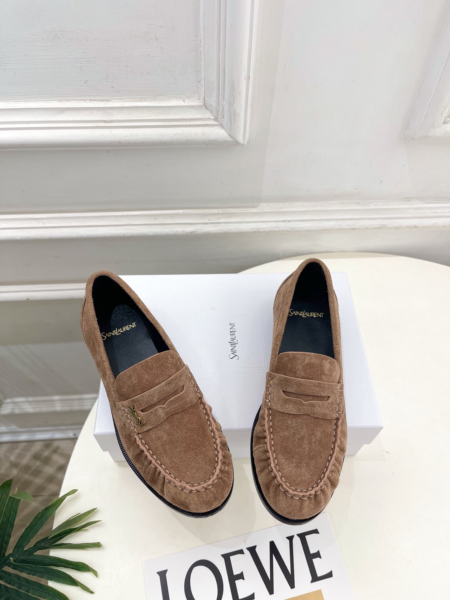 SAIN*LAURENT  圣罗兰  26𝐬𝐬  ☘️2026春夏新品YSL褶皱情侣款乐福鞋 上新☑️ ————————