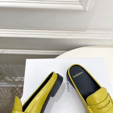 SAIN*LAURENT 圣罗兰 26𝐬𝐬 ☘️2026春夏新品YSL褶皱情侣款乐福半拖鞋 上新☑️ —————— SAIN*LAURENT 圣罗兰 26𝐬𝐬 ☘️2026春夏新品YSL褶皱情侣款乐福半拖鞋 上新☑️ ——————