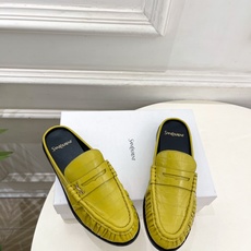 SAIN*LAURENT 圣罗兰 26𝐬𝐬 ☘️2026春夏新品YSL褶皱情侣款乐福半拖鞋 上新☑️ —————— SAIN*LAURENT 圣罗兰 26𝐬𝐬 ☘️2026春夏新品YSL褶皱情侣款乐福半拖鞋 上新☑️ ——————