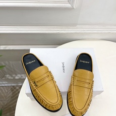 SAIN*LAURENT 圣罗兰 26𝐬𝐬 ☘️2026春夏新品YSL褶皱情侣款乐福半拖鞋 上新☑️ —————— SAIN*LAURENT 圣罗兰 26𝐬𝐬 ☘️2026春夏新品YSL褶皱情侣款乐福半拖鞋 上新☑️ ——————
