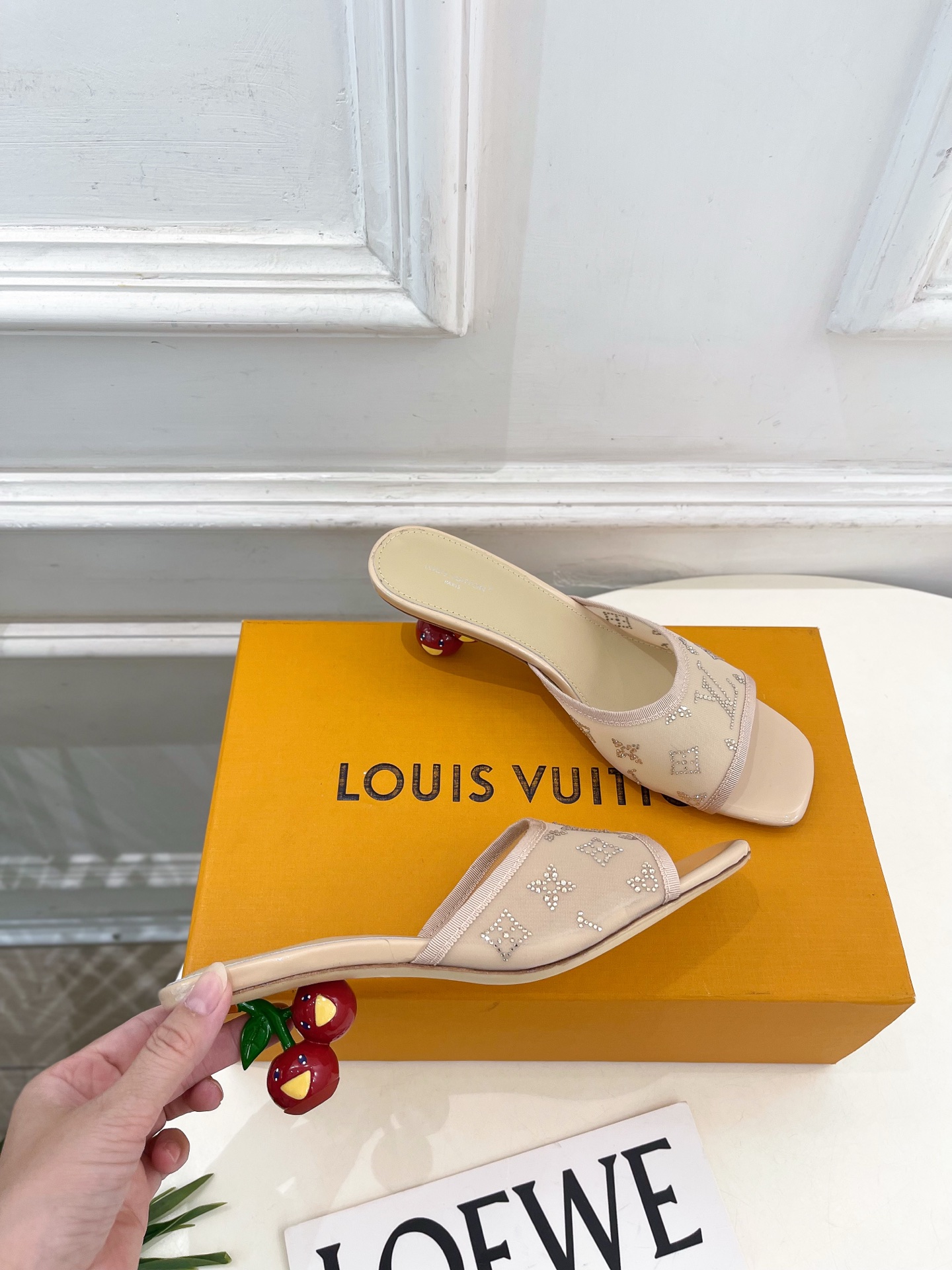 LV  | 路易威登  26𝐬𝐬  🧡💚2026 春夏新款 顶级版本‼️原版一致 专柜主打最新款 经典LV 网纱水钻🍒樱