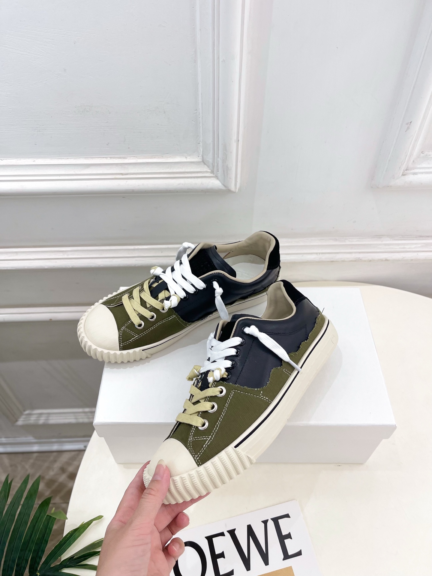 Maison Margiela· 马吉拉26𝐬𝐬  2026春夏新品 MM6马吉拉休闲低帮帆布鞋 绑带德训鞋 —————