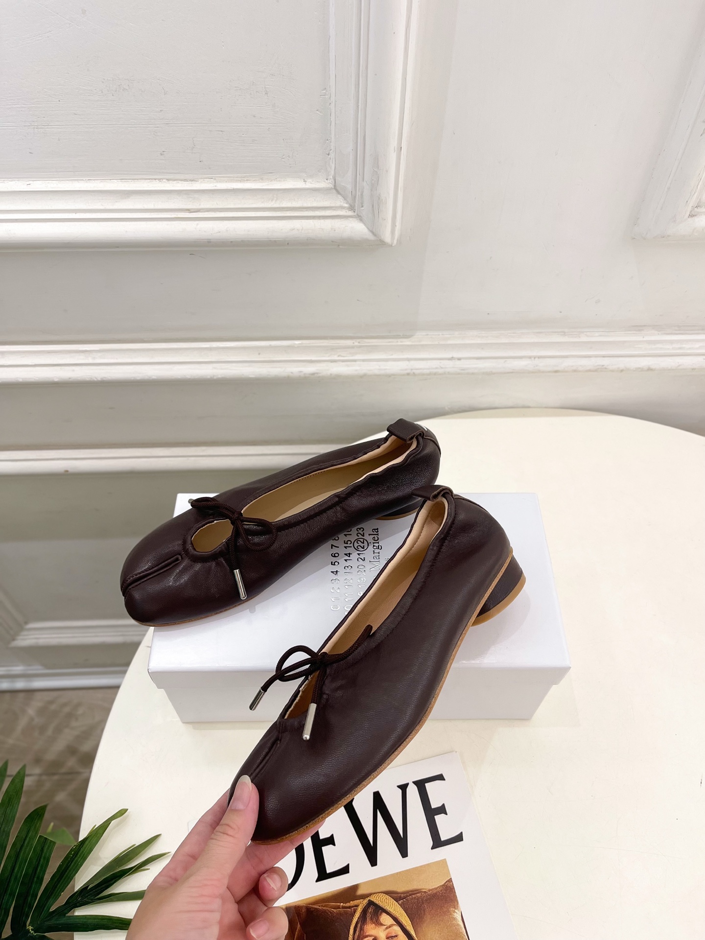 Maison Margiela· 马吉拉26𝐬𝐬 2026春夏新品MM6 蝴蝶结芭蕾舞鞋分趾单鞋———————— MM Maison Margiela· 马吉拉26𝐬𝐬 2026春夏新品MM6 蝴蝶结芭蕾舞鞋分趾单鞋———————— MM