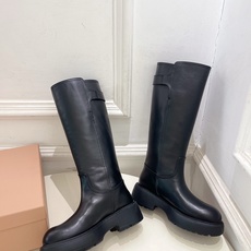 Miu Miu | 缪缪 26𝐬𝐬 🖤2026秋冬新品 专柜主打最新走秀款 复古厚底骑士靴直筒长靴 火爆上新! 🍒BS Miu Miu | 缪缪 26𝐬𝐬 🖤2026秋冬新品 专柜主打最新走秀款 复古厚底骑士靴直筒长靴 火爆上新! 🍒BS