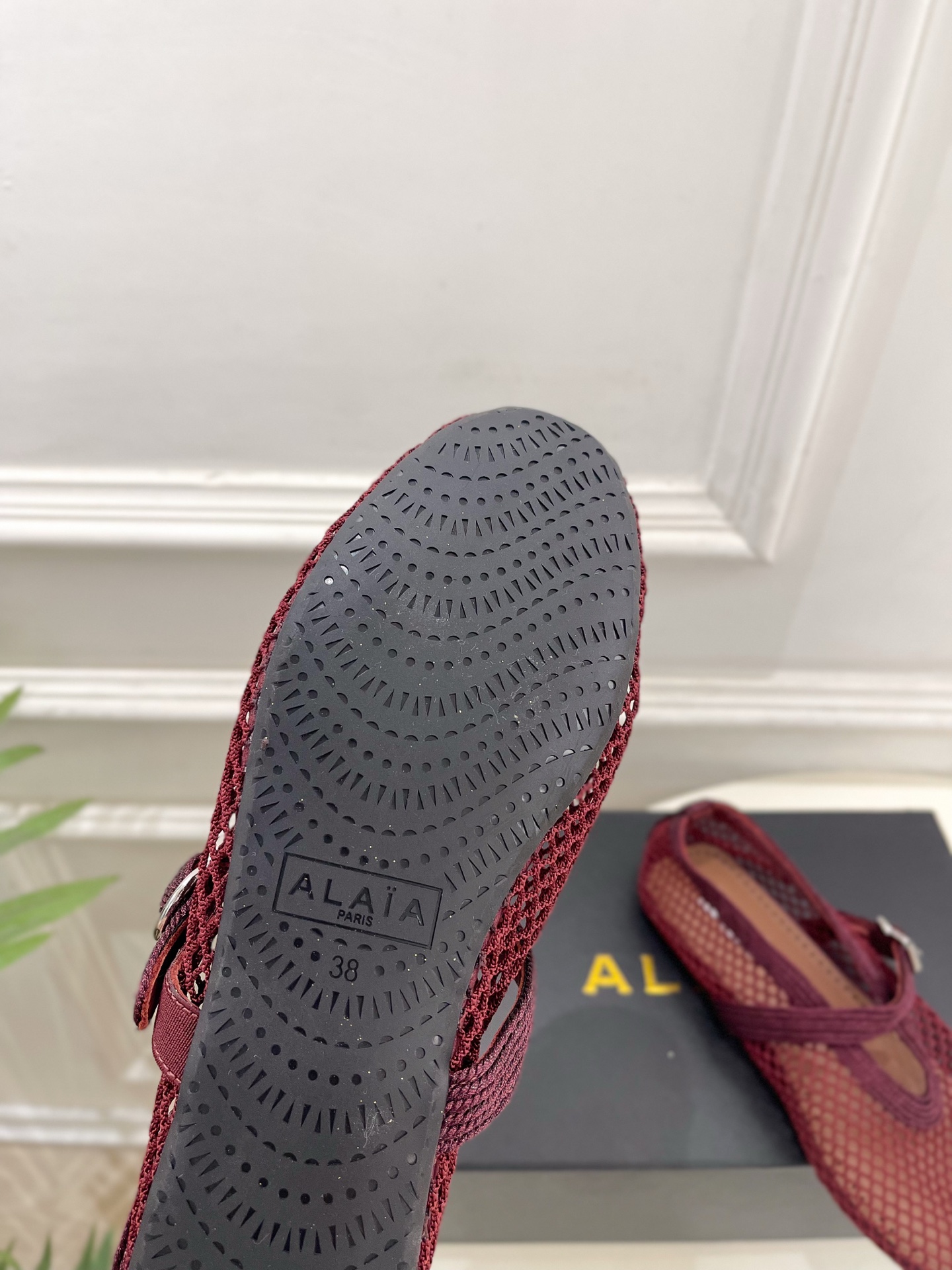 ALAÏA 阿莱亚26𝐬𝐬 2026春夏新品 秀场同款 经典镂空渔网平底玛丽珍鞋 ————————— Alaïa作为 ALAÏA 阿莱亚26𝐬𝐬 2026春夏新品 秀场同款 经典镂空渔网平底玛丽珍鞋 ————————— Alaïa作为