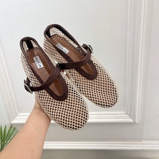 ALAÏA 阿莱亚26𝐬𝐬 2026春夏新品 秀场同款 经典镂空渔网平底玛丽珍鞋 ————————— Alaïa作为 ALAÏA 阿莱亚26𝐬𝐬 2026春夏新品 秀场同款 经典镂空渔网平底玛丽珍鞋 ————————— Alaïa作为