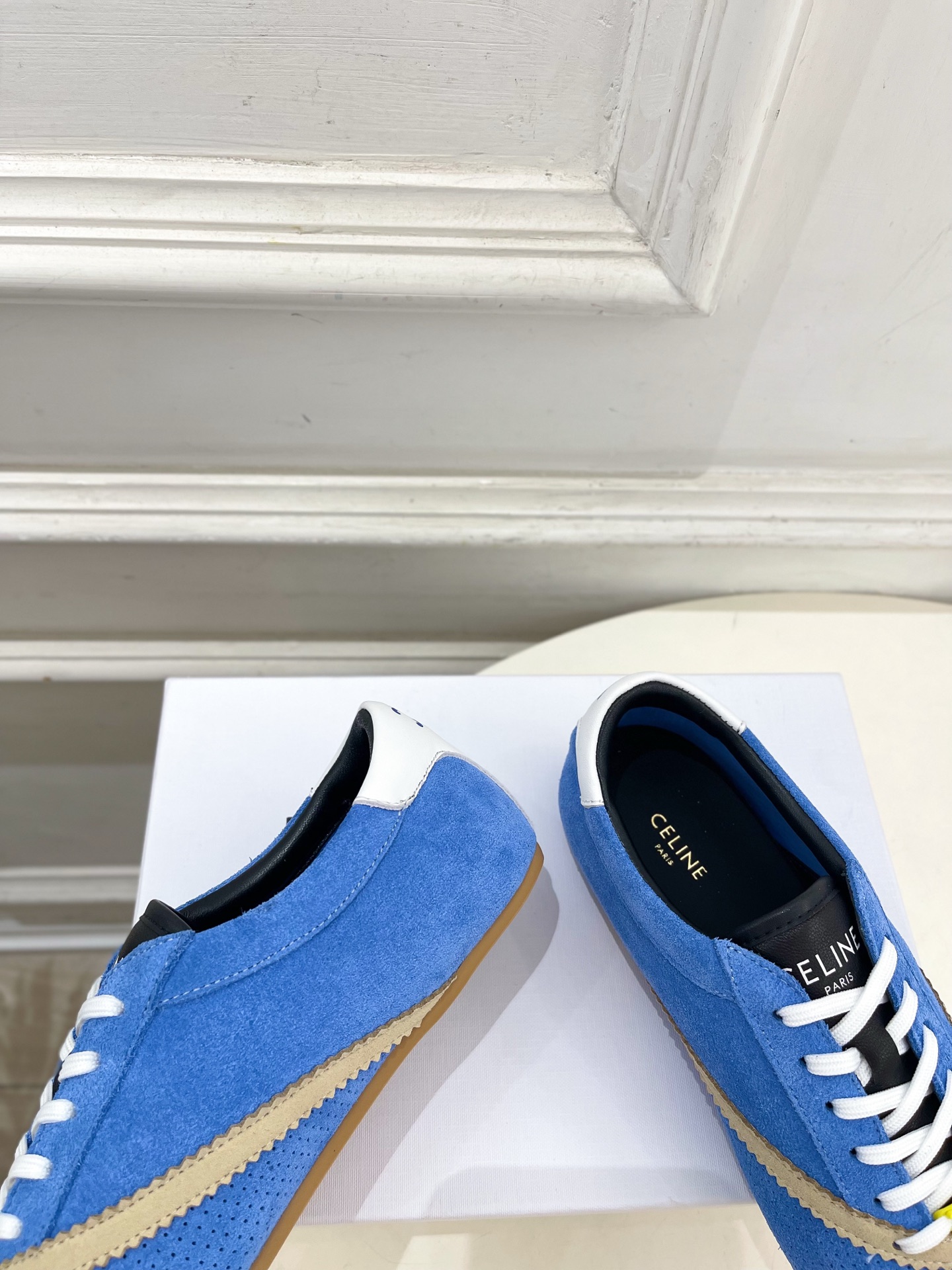 CELINE | 赛琳 26𝐬𝐬 💛2026秋冬新品 复古拼色镂空德训运动鞋 上新! 🔜BS 这一季的赛琳真的是开 CELINE | 赛琳 26𝐬𝐬 💛2026秋冬新品 复古拼色镂空德训运动鞋 上新! 🔜BS 这一季的赛琳真的是开