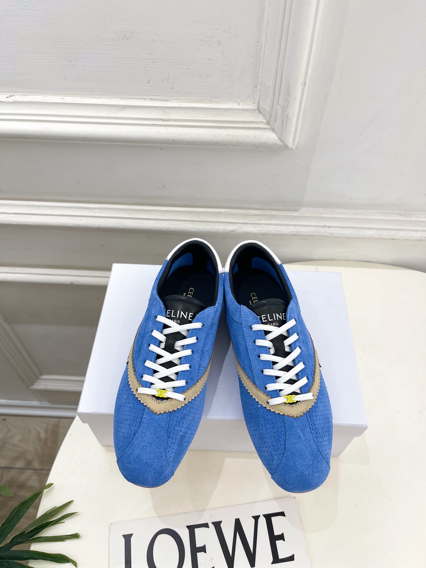 CELINE  | 赛琳  26𝐬𝐬  💛2026秋冬新品 复古拼色镂空德训运动鞋 上新！ 🔜BS 这一季的赛琳真的是开