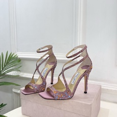 JimmyChoo 吉米周 26𝐬𝐬 ——— ✨ 2026新品 专柜最新JC水钻鱼嘴高跟凉鞋 BS名媛气质款 JimmyChoo 吉米周 26𝐬𝐬 ——— ✨ 2026新品 专柜最新JC水钻鱼嘴高跟凉鞋 BS名媛气质款