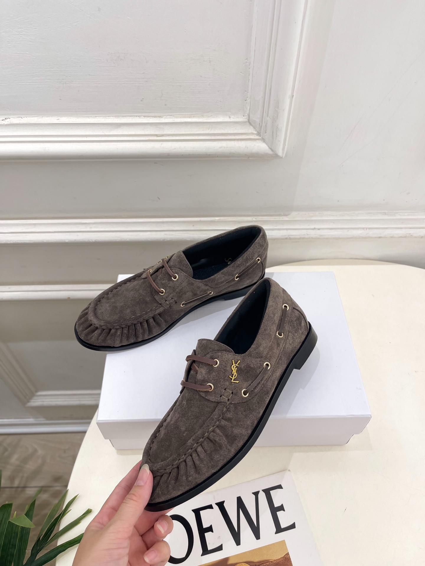 SAIN*LAURENT 圣罗兰 26𝐬𝐬 ☘️2026秋冬新品YSL褶皱情侣款乐福鞋 小皮鞋上新☑️ ————— SAIN*LAURENT 圣罗兰 26𝐬𝐬 ☘️2026秋冬新品YSL褶皱情侣款乐福鞋 小皮鞋上新☑️ —————