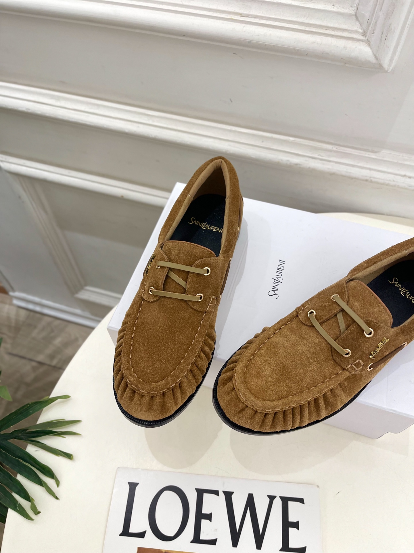 SAIN*LAURENT 圣罗兰 26𝐬𝐬 ☘️2026秋冬新品YSL褶皱情侣款乐福鞋 小皮鞋上新☑️ ————— SAIN*LAURENT 圣罗兰 26𝐬𝐬 ☘️2026秋冬新品YSL褶皱情侣款乐福鞋 小皮鞋上新☑️ —————
