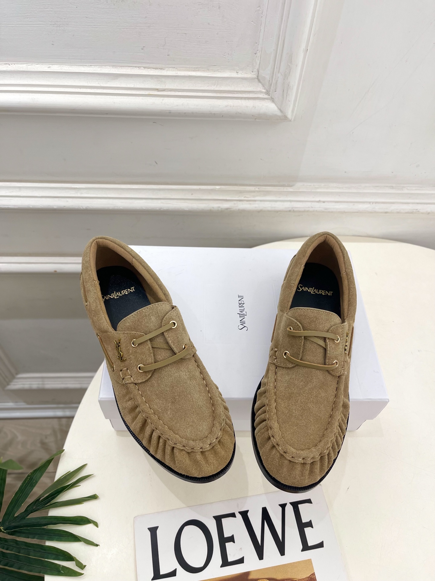 SAIN*LAURENT  圣罗兰  26𝐬𝐬  ☘️2026秋冬新品YSL褶皱情侣款乐福鞋 小皮鞋上新☑️ —————