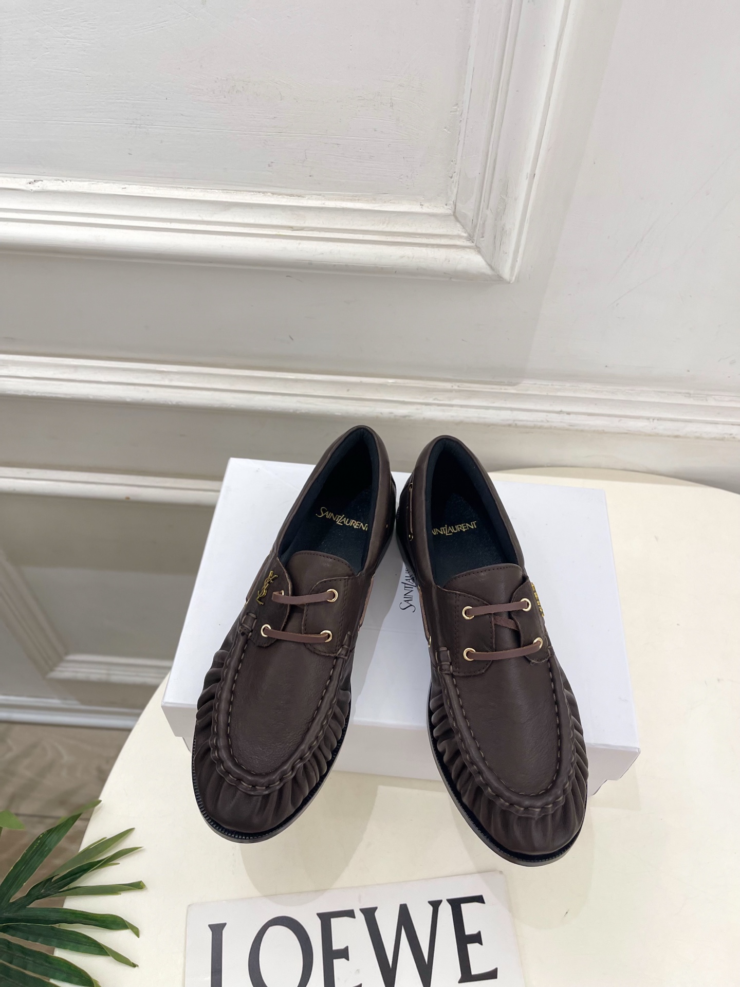 SAIN*LAURENT 圣罗兰 26𝐬𝐬 ☘️2026秋冬新品YSL褶皱情侣款乐福鞋 小皮鞋上新☑️ ————— SAIN*LAURENT 圣罗兰 26𝐬𝐬 ☘️2026秋冬新品YSL褶皱情侣款乐福鞋 小皮鞋上新☑️ —————