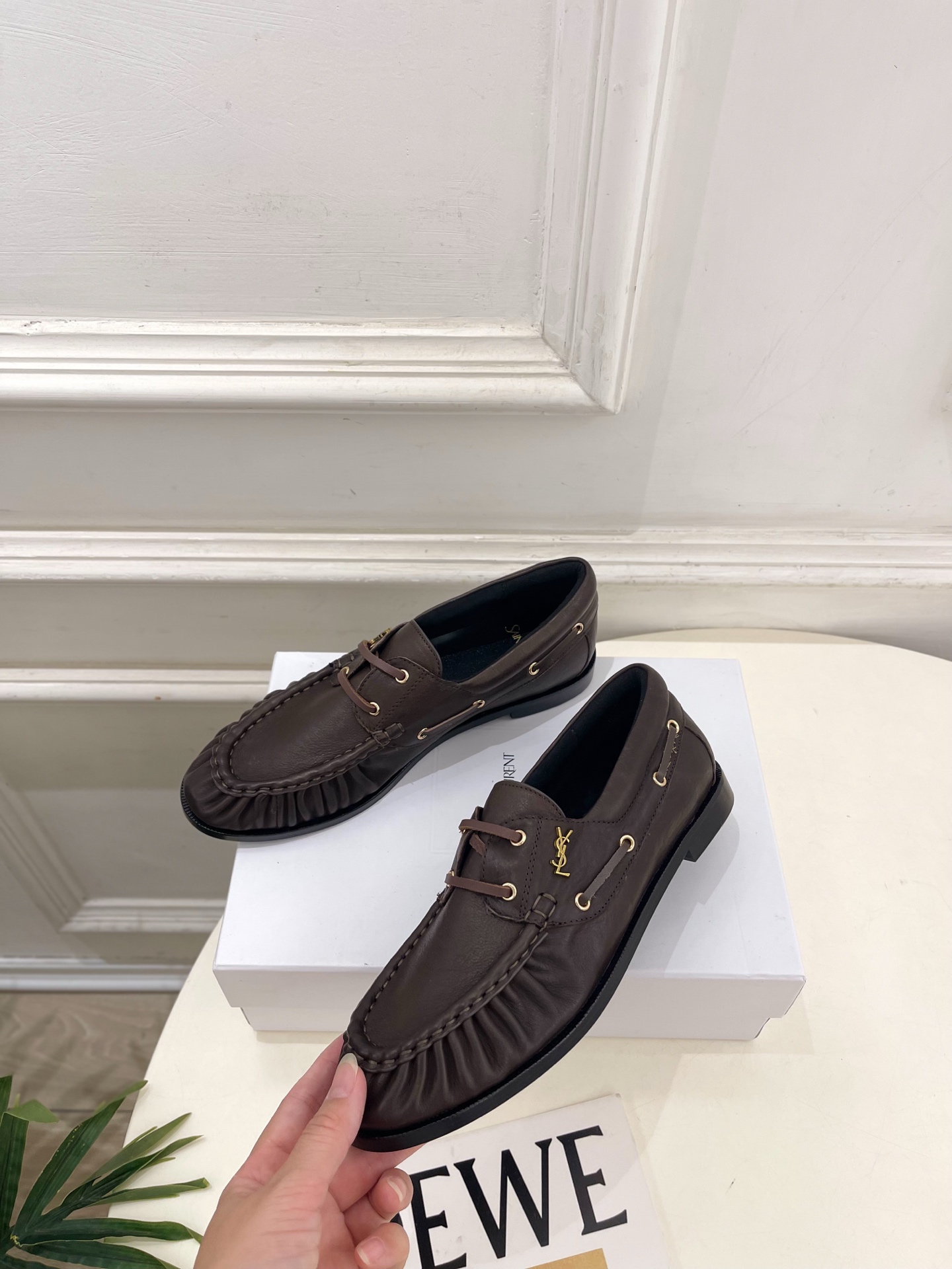 SAIN*LAURENT 圣罗兰 26𝐬𝐬 ☘️2026秋冬新品YSL褶皱情侣款乐福鞋 小皮鞋上新☑️ ————— SAIN*LAURENT 圣罗兰 26𝐬𝐬 ☘️2026秋冬新品YSL褶皱情侣款乐福鞋 小皮鞋上新☑️ —————