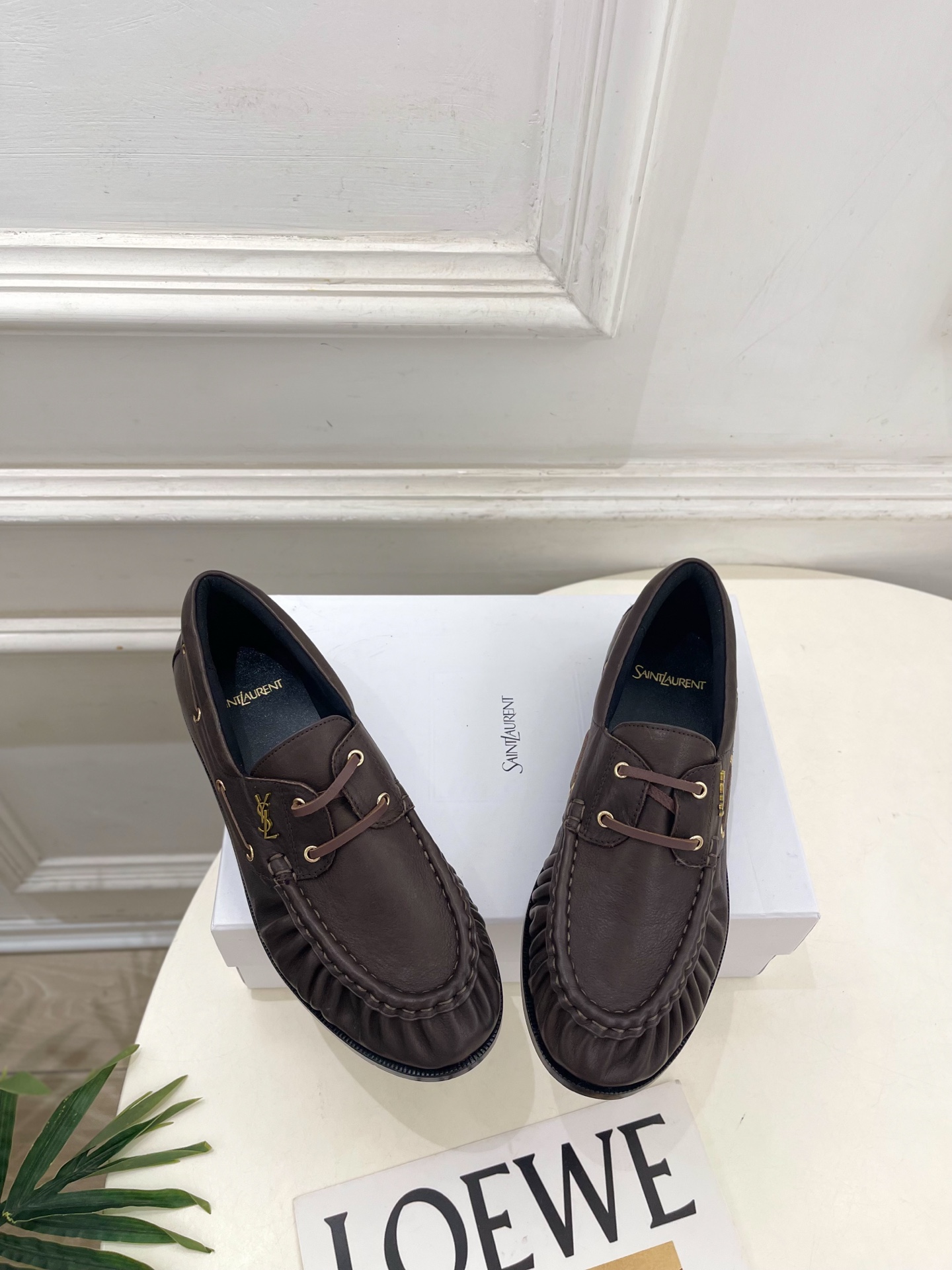 SAIN*LAURENT 圣罗兰 26𝐬𝐬 ☘️2026秋冬新品YSL褶皱情侣款乐福鞋 小皮鞋上新☑️ ————— SAIN*LAURENT 圣罗兰 26𝐬𝐬 ☘️2026秋冬新品YSL褶皱情侣款乐福鞋 小皮鞋上新☑️ —————