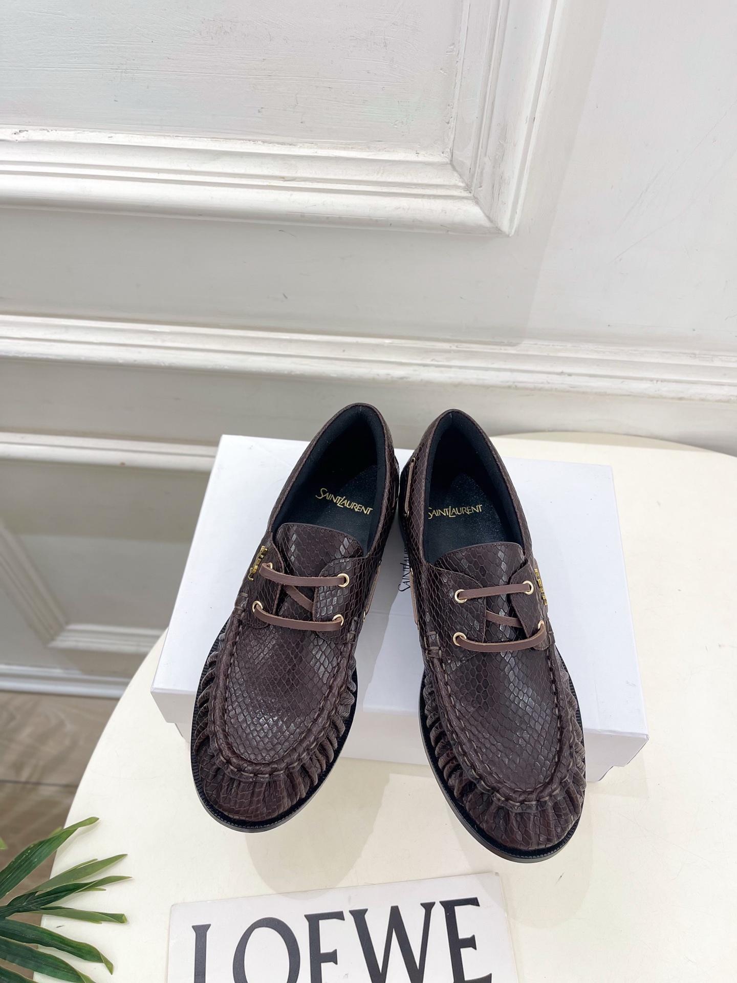 SAIN*LAURENT 圣罗兰 26𝐬𝐬 ☘️2026秋冬新品YSL褶皱情侣款乐福鞋 小皮鞋上新☑️ ————— SAIN*LAURENT 圣罗兰 26𝐬𝐬 ☘️2026秋冬新品YSL褶皱情侣款乐福鞋 小皮鞋上新☑️ —————