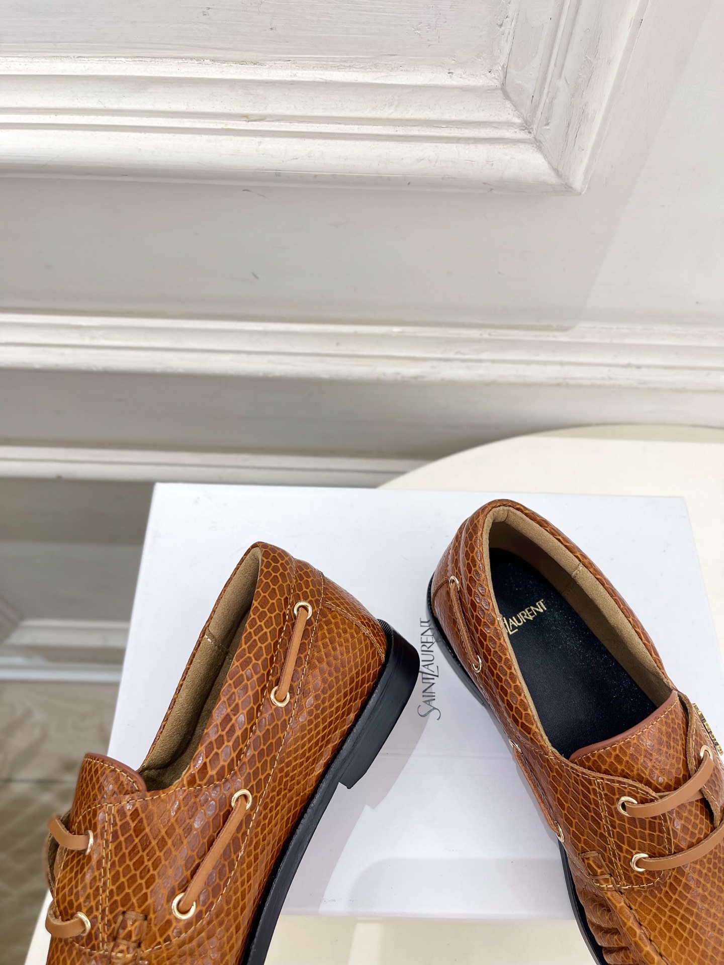 SAIN*LAURENT  圣罗兰  26𝐬𝐬  ☘️2026秋冬新品YSL褶皱情侣款乐福鞋 小皮鞋上新☑️ —————