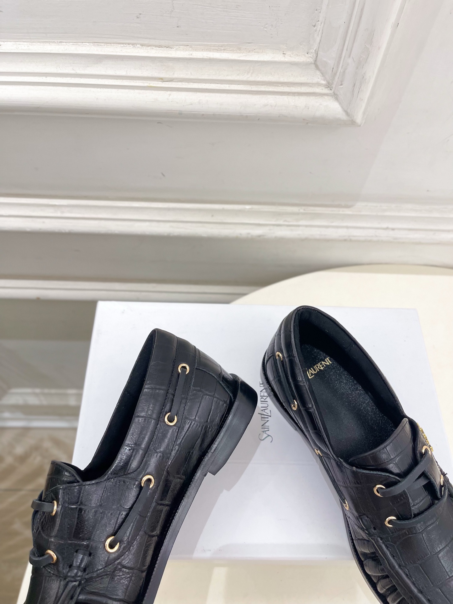 SAIN*LAURENT  圣罗兰  26𝐬𝐬  ☘️2026秋冬新品YSL褶皱情侣款乐福鞋 小皮鞋上新☑️ —————