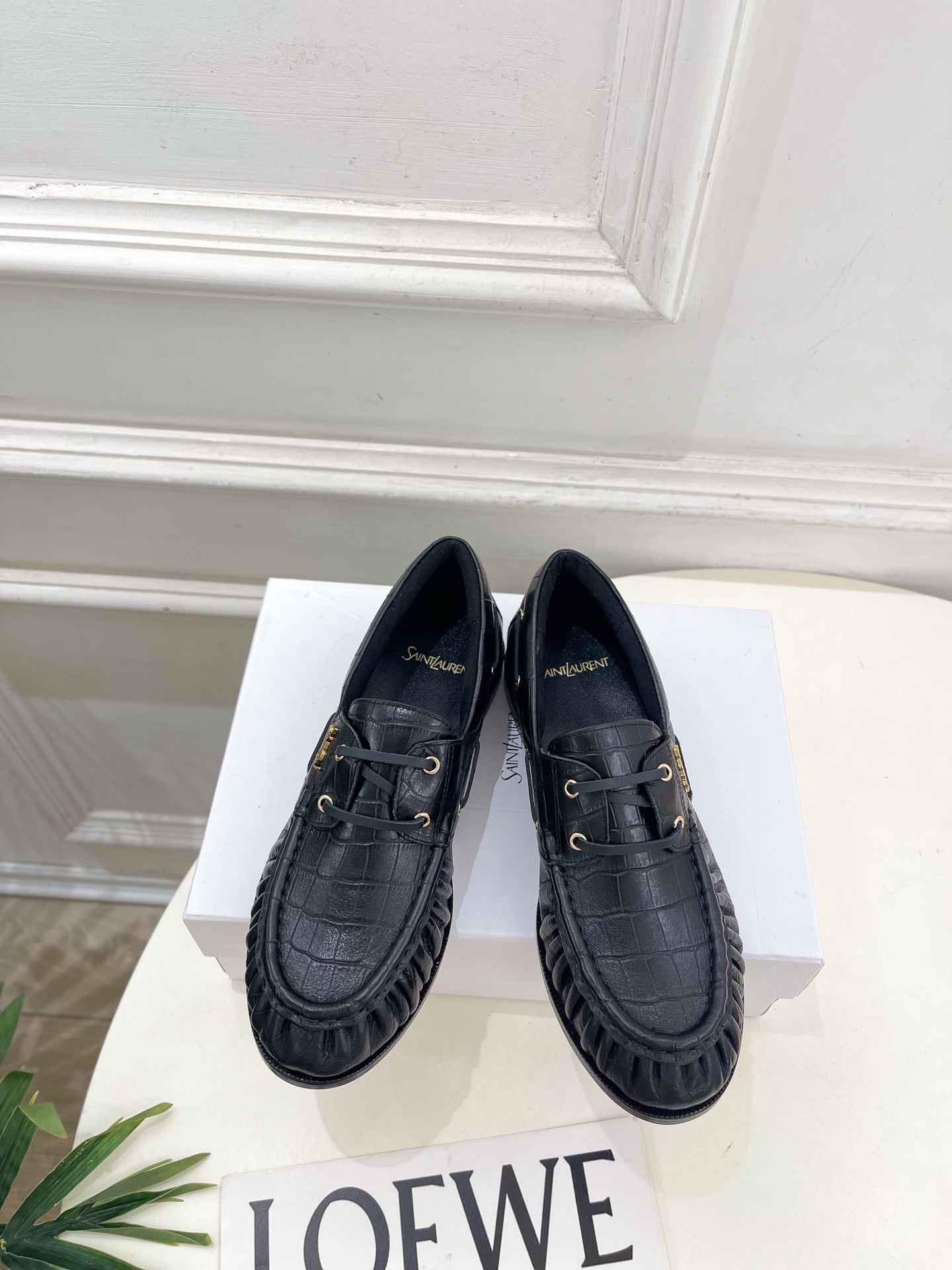 SAIN*LAURENT 圣罗兰 26𝐬𝐬 ☘️2026秋冬新品YSL褶皱情侣款乐福鞋 小皮鞋上新☑️ ————— SAIN*LAURENT 圣罗兰 26𝐬𝐬 ☘️2026秋冬新品YSL褶皱情侣款乐福鞋 小皮鞋上新☑️ —————