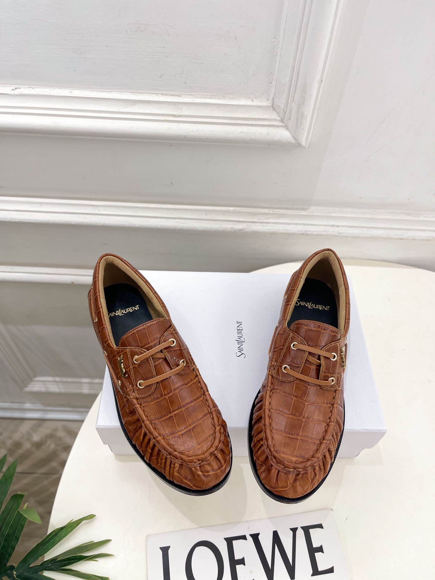 SAIN*LAURENT 圣罗兰 26𝐬𝐬 ☘️2026秋冬新品YSL褶皱情侣款乐福鞋 小皮鞋上新☑️ ————— SAIN*LAURENT 圣罗兰 26𝐬𝐬 ☘️2026秋冬新品YSL褶皱情侣款乐福鞋 小皮鞋上新☑️ —————