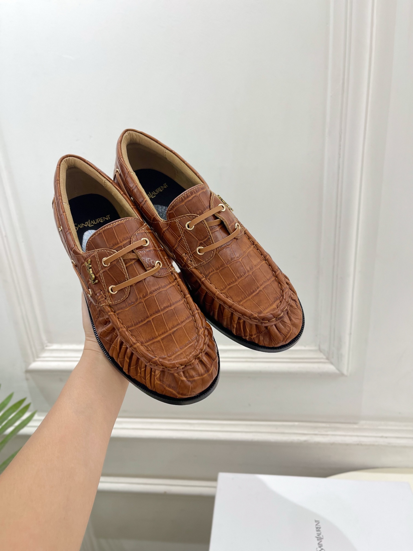 SAIN*LAURENT 圣罗兰 26𝐬𝐬 ☘️2026秋冬新品YSL褶皱情侣款乐福鞋 小皮鞋上新☑️ ————— SAIN*LAURENT 圣罗兰 26𝐬𝐬 ☘️2026秋冬新品YSL褶皱情侣款乐福鞋 小皮鞋上新☑️ —————