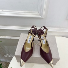 JimmyChoo 吉米周 26𝐬𝐬 ——— ✨ 2026新品 专柜最新JC金属头尖头高跟凉鞋 BS名媛气质 JimmyChoo 吉米周 26𝐬𝐬 ——— ✨ 2026新品 专柜最新JC金属头尖头高跟凉鞋 BS名媛气质
