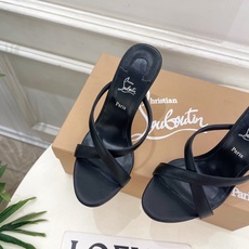 Christian Louboutin路铂廷 26ss ✨ 2026新品 CL极简交叉带高跟拖鞋 红底鞋系列,顶级硬货上 Christian Louboutin路铂廷 26ss ✨ 2026新品 CL极简交叉带高跟拖鞋 红底鞋系列,顶级硬货上