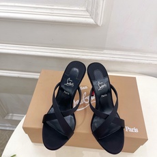 Christian Louboutin路铂廷 26ss ✨ 2026新品 CL极简交叉带高跟拖鞋 红底鞋系列,顶级硬货上 Christian Louboutin路铂廷 26ss ✨ 2026新品 CL极简交叉带高跟拖鞋 红底鞋系列,顶级硬货上