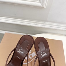 Christian Louboutin路铂廷 26ss ✨ 2026新品 CL极简交叉带高跟拖鞋 红底鞋系列,顶级硬货上 Christian Louboutin路铂廷 26ss ✨ 2026新品 CL极简交叉带高跟拖鞋 红底鞋系列,顶级硬货上